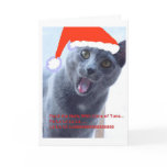 Cat Christmas Card 2