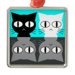 cat christmas ornament