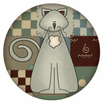 Cat Christmas Ornament Photo Cut Out