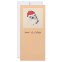 Cat Christmas Custom Rack Cards
