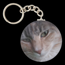 Cat close-up keychains