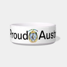Cat Coat of Arms Bowl - Australian Mist Cat Water Bowls