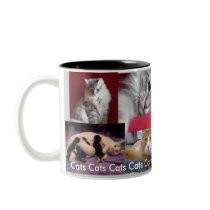 Cat Collage cup. mugs