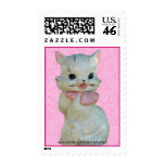 Cat Cookie Jar Postage Stamp