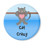 Cat Crazy Magnet