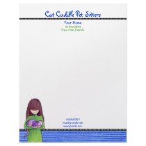 Cat Cuddle Letterhead