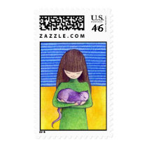 Cat Cuddle Stamp