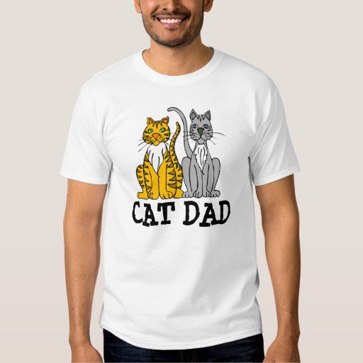 CAT DAD Tshirts Zazzle