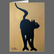 CAT DANCE CARD by ptrotter CAT DANCE CARD