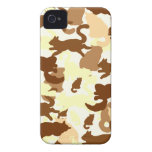 cat desert silhouette Case-Mate iPhone 4 case