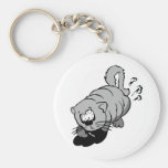 Cat Digging Keychains