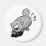 Cat Digging Refrigerator Magnets