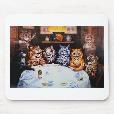 cat dinner party