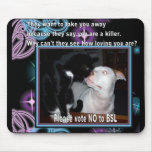 cat dog bsl mousepad