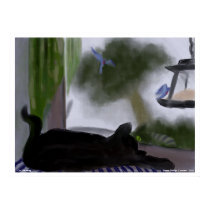 Cat Dreaming posters by bpgisme Cat Dreaming posters