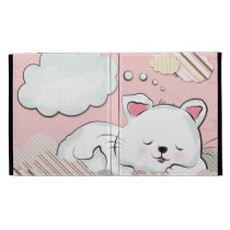 Cat Dreams with textures painted clouds caseable cases