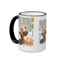 Cat Dressed As Woman With Octopus mugs by masterpiecesofart Cat Dressed As Woman With Octopus mugs