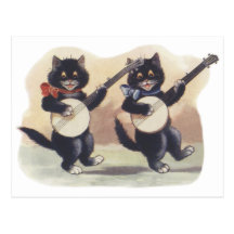 Cat Duo Postcard