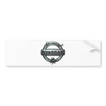 cat emblem 2 bumper sticker