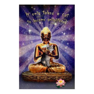 Cat Enlightenment print