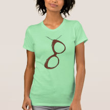 Cat Eye Glasses Tshirts