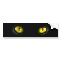 Cat Eyes bumper stickers