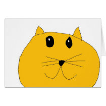 Cat Face Greeting Cards