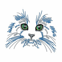 Cat Face embroidered shirts by ZazzleEmbroidery Cat Face embroidered shirts
