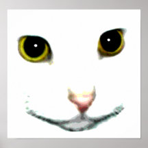 Cat Face Poster