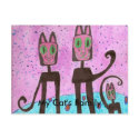 Cat Family10 07, My Cat's Family postcards