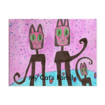Cat Family10 07, My Cat's Family postcards by adrianasimo Cat Family10 07, My Cat's Family postcards
