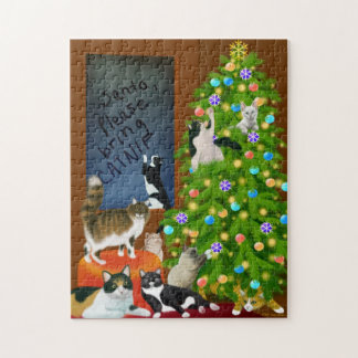 christmas cat puzzle