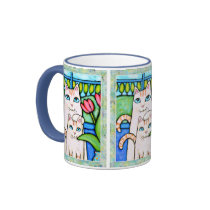 Cat Family Coffee / Tea Mug by jamiecreates1 Cat Family Coffee / Tea Mug