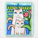 Cat Family Mousepad by jamiecreates1 Cat Family Mousepad