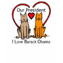 CAT FANCY FOR OBAMA - t-shirts