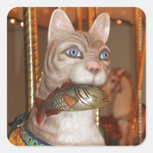 Cat Fancy Multiple Products Square Sticker