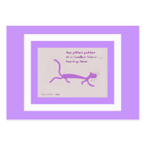Cat - Feeding Time ACEO Haiku Art Trading Card business cards by Reflekshins Cat - Feeding Time ACEO Haiku Art Trading Card business cards