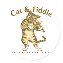 Cat & Fiddle stickers