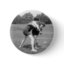 Cat Fight, early 1900s Buttons