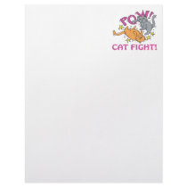Cat Fight Custom Letterhead