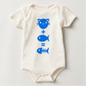Cat + Fish = Bone t-shirts
