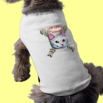 Cat & Fish Bones #2 pet clothing pet clothing