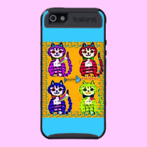 Cat Fish Bones by Katie Pfeiffer skinit case
