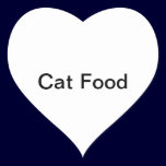 Cat Food Stickers stickers