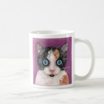 Cat for tea mugs by jennyclaire_art Cat for tea mugs