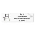 Cat Ghost Avatar bumper stickers