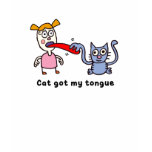 cat got my tongue t-shirts