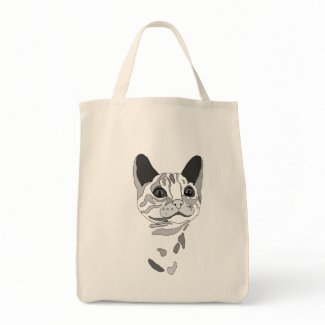 Cat Grocery Tote bag