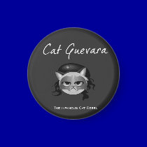 Cat Guevara T.I.C.R Black & White magnets