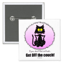 Cat Hair...Gifts for Cat Lovers Pin